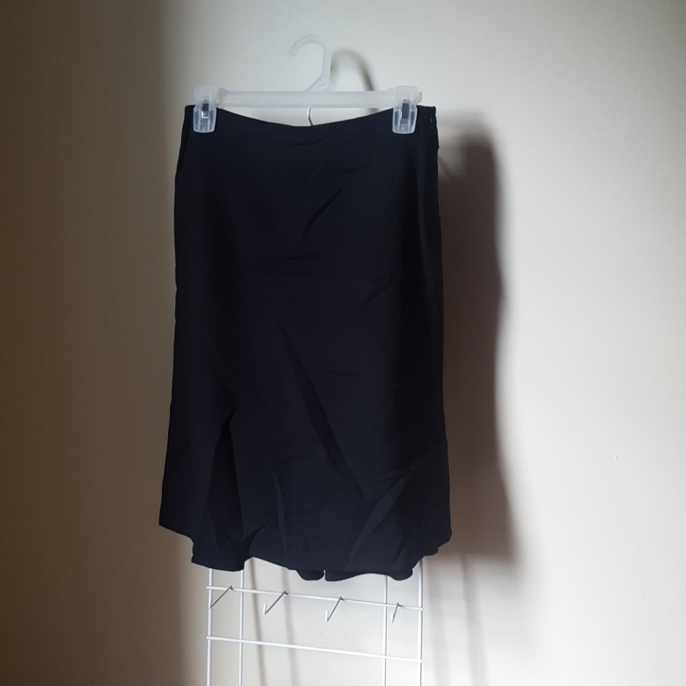 Banana Republic 💙Black Wool Midi Skirt